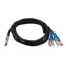StarTech.com QSFP4SFPPC3M InfiniBand/fibre optic cable 39.4" (1 m) QSFP+ 4x SFP+ Black