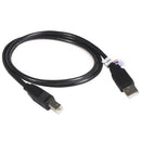 StarTech.com USB2HAB10 USB cable USB 2.0 118.1" (3 m) USB A USB B Black