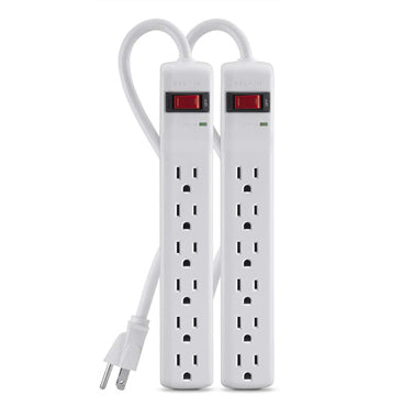 Belkin F5C048-2 surge protector White 6 AC outlet(s) 23.6" (0.6 m)