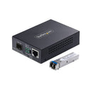 StarTech.com MCM1110SMLC20 network media converter 2000 Mbit/s 1310 nm Single-mode Black