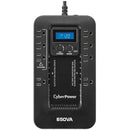 CyberPower EC650LCD uninterruptible power supply (UPS) Standby (Offline) 0.65 kVA 390 W 8 AC outlet(s)