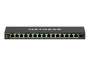 NETGEAR GS316EP Managed Gigabit Ethernet (10/100/1000) Power over Ethernet (PoE) Black