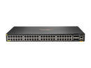 HPE Aruba Networking Aruba 6300F 48-port 1GbE Class 4 PoE & 4-port SFP56 Managed L3 Gigabit Ethernet (10/100/1000) Power over Ethernet (PoE) 1U Gray