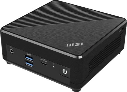 MSI Cubi N ADL 048US Intel® N N100 4 GB DDR4-SDRAM 128 GB SSD Windows 11 Pro Mini PC Black
