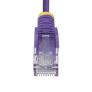 StarTech.com N6PAT9INPLS networking cable Purple 7.87" (0.2 m) Cat6 U/UTP (UTP)