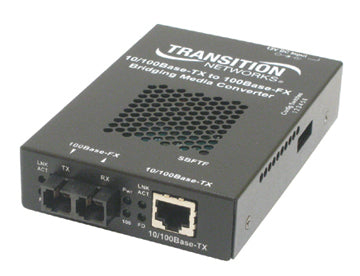 Transition Networks SBFTF1013-105 network media converter 100 Mbit/s 1300 nm Multi-mode Black