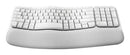 Logitech Wave Keys keyboard Universal RF Wireless + Bluetooth QWERTY English White