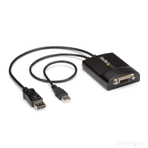 StarTech.com DP2DVID2 video cable adapter 14.6" (0.37 m) DisplayPort DVI-D Black