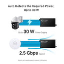 TP-Link Omada POE260S PoE adapter 2.5 Gigabit Ethernet, Fast Ethernet, Gigabit Ethernet