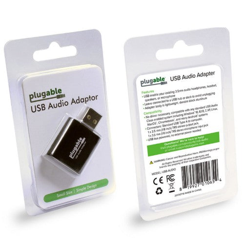 Plugable Technologies USB-AUDIO audio card