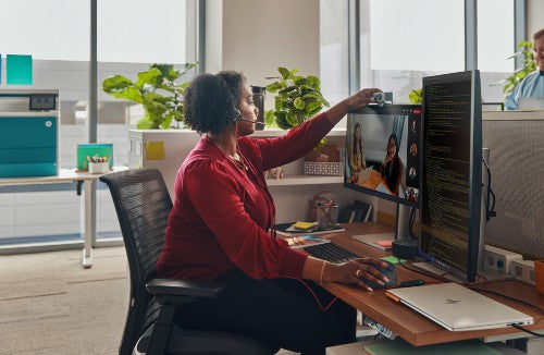 Poly Blackwire 3315 Monaural Microsoft Teams Certified USB-C Headset +3.5mm Plug +USB-C/A Adapter