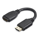 StarTech.com HD2MF6INL HDMI cable 5.98" (0.152 m) HDMI Type A (Standard) Black