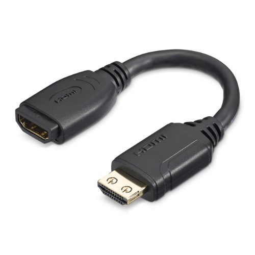 StarTech.com HD2MF6INL HDMI cable 5.98" (0.152 m) HDMI Type A (Standard) Black