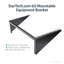 StarTech.com RK619WALLV rack cabinet 6U Wall mounted rack Black