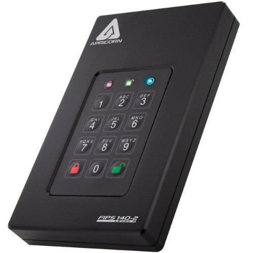 Apricorn AFL3-S8TB external solid state drive 8 TB USB Type-A 3.2 Gen 1 (3.1 Gen 1) Black
