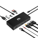 Adesso AUH-4060 laptop dock/port replicator Wired USB 3.2 Gen 1 (3.1 Gen 1) Type-C Black