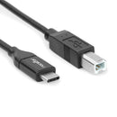 Rocstor Y10C278-B1 USB cable USB 2.0 70.9" (1.8 m) USB C USB B Black