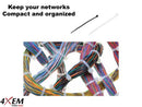 4XEM 4X6ZIPTIE1000W cable tie Ladder cable tie Nylon White 1000 pc(s)