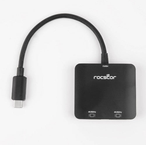 Rocstor Y10A201-B1 USB graphics adapter 3840 x 2160 pixels Black