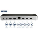 StarTech.com DK30CHDDPPD laptop dock/port replicator Wired USB 3.2 Gen 1 (3.1 Gen 1) Type-C Black, Silver