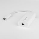 Rocstor Y10A241-W1 DisplayPort cable USB C Mini DisplayPort White