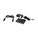 Tripp Lite U360-004-R interface hub 5000 Mbit/s Black