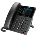 HP Poly VVX 350 6-Line IP Phone and PoE-enabled