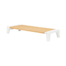 Eaton MR229USB monitor mount / stand White, Wood Desk