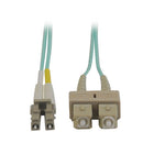 Tripp Lite N816-01M InfiniBand/fibre optic cable 39.4" (1 m) 2x SC 2x LC Beige, Turquoise