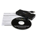 StarTech.com USB3SMDOCKHV laptop dock/port replicator Wired USB 3.2 Gen 1 (3.1 Gen 1) Type-A Black