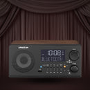 Sangean WR-22WL AM/FM-RDS/Bluetooth/USB Table-Top Digital Tuning Receiver (Dark Walnut)
