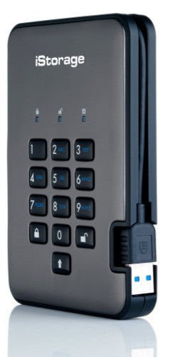 iStorage diskAshur PRO2 external hard drive 1 TB USB Type-A 3.2 Gen 1 (3.1 Gen 1) Black