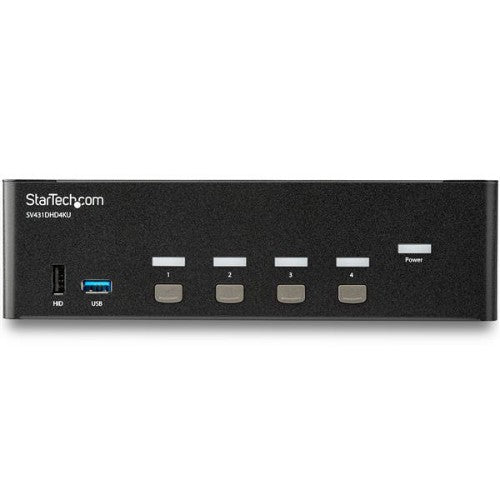 StarTech.com SV431DHD4KU KVM switch Rack mounting Black