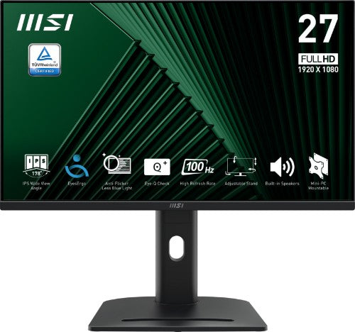 MSI PRO MP275PG computer monitor 27" 1920 x 1080 pixels Full HD LCD Black