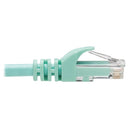 Tripp Lite N261-010-AQ networking cable Turquoise 120.1" (3.05 m) Cat6a U/UTP (UTP)