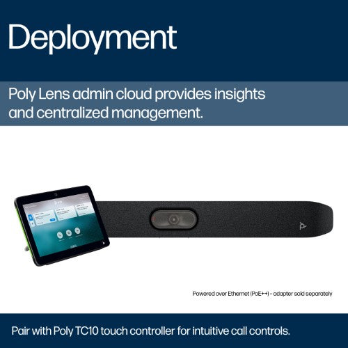 Poly Studio X32 All-In-One Video Bar No Power Supply