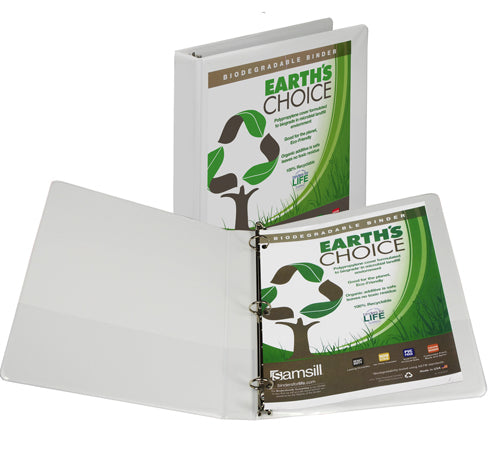 Samsill Earth's Choice 1.5" ring binder A4 White