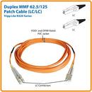 Tripp Lite N320-21M InfiniBand/fibre optic cable 826.8" (21 m) 2x LC OFNR Gray, Orange