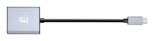 Adesso USB-C TO DISPLAY PORT ADAPTER 5.91" (0.15 m) USB Type-C DisplayPort Aluminum