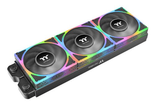 Thermaltake CL-F210-PL12SW-A computer cooling system Computer case Fan 4.72" (12 cm) Black 3 pc(s)