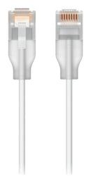 Ubiquiti UACC-Cable-Patch-EL-3M-W networking cable Translucent, White 118.1" (3 m) Cat6