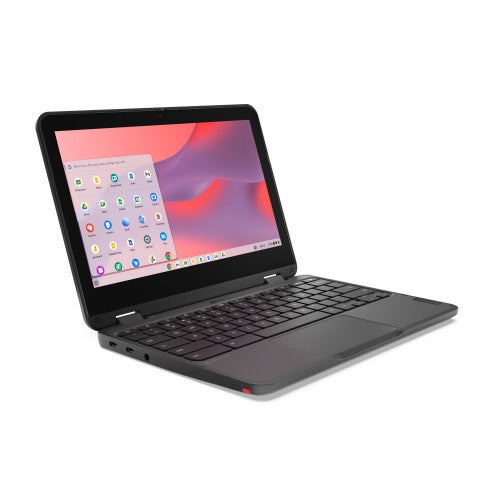 Lenovo 500e Chromebook Gen 4s Intel® N N100 11.6" Touchscreen HD 4 GB LPDDR5-SDRAM 64 GB eMMC Wi-Fi 6E (802.11ax) ChromeOS English Gray