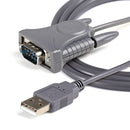 StarTech.com ICUSB232DB25 serial cable Gray 35.4" (0.9 m) USB Type-A DB-9