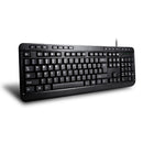 Adesso AKB-132CB keyboard Mouse included Home USB QWERTY US English Black