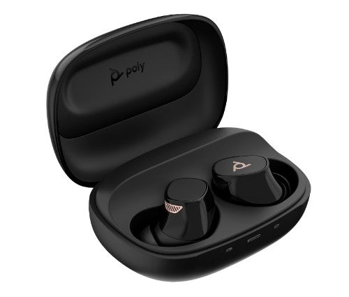 Poly Voyager Free 20 Black Earbuds +Basic Charge Case