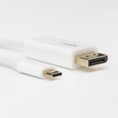 Rocstor Y10C239-W1 video cable adapter 39.4" (1 m) DisplayPort USB Type-C White