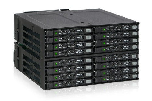 Icy Dock MB516SP-B disk array Black