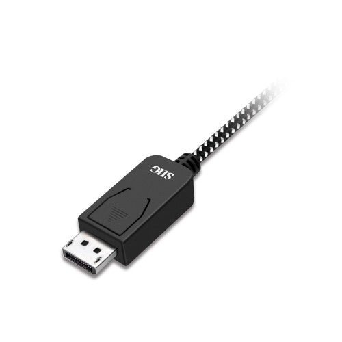 Siig USB TYPE-C TO DISPLAYPORT 2M CABLE 78.7" (2 m) Black