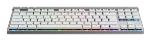 Logitech G 920-012535 keyboard Gaming RF Wireless + Bluetooth QWERTY English White