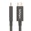 StarTech.com A40G2MB-TB4-CABLE Thunderbolt cable 78.7" (2 m) 40 Gbit/s Black